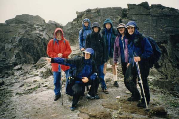 In the mountains above the Cheget skifield